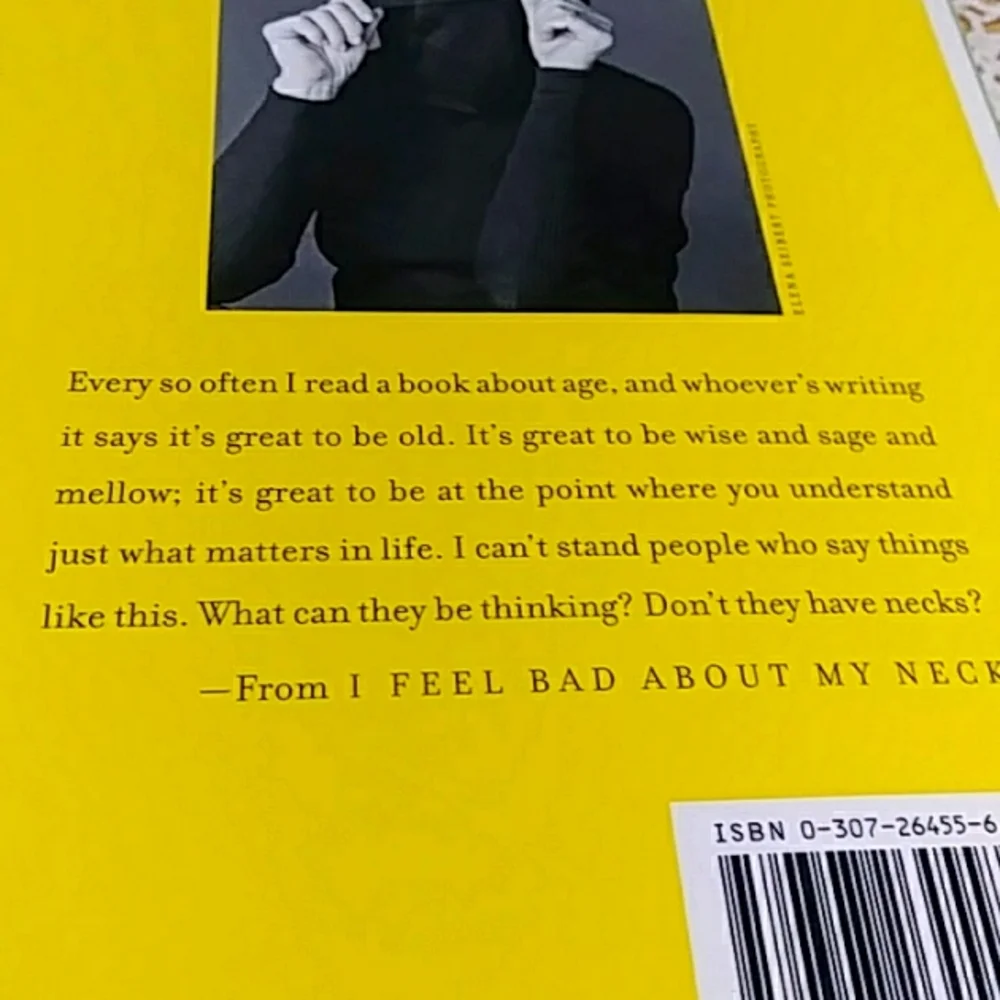 Nora Ephron Aging Humor - I Feel Bad About My Neck Nationwide Bestseller Book